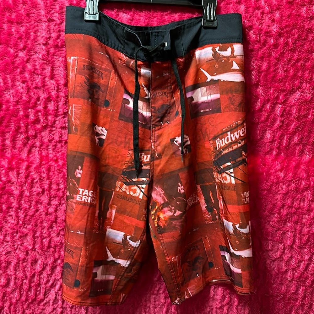 Budweiser swim trunks